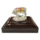 999 Pure Silver Kamdhenu Cow Statue - 2.5-inch Tall Idol / Murti (Figurine