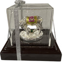 999 Pure Silver Kamdhenu Cow Statue - 2.5-inch Tall Idol / Murti (Figurine