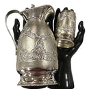 925 Sterling Silver Hallmarked 1200ml Water Pitcher & 225ml Six Tumbler Set