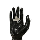 750 Silver Religious 2.0 inch Bel Patra / Bilva Leaves (Pack of 11 Leaves) Set