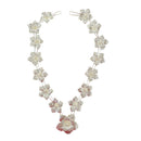 750 Silver Religious Puja Garland / Mala Set - Style
