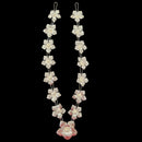 750 Silver Religious Puja Garland / Mala Set - Style