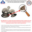 925 Sterling Silver 3.0x1.5 inch Hallmarked Kumkum / Puja Two bowl set  - 3.0x1.5x2 Style