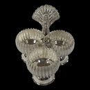 925 Sterling Silver Hallmarked 2.5x2.5 inch Kumkum / Puja bowls Three Pot Set  - 2.5x2.5x2 Style