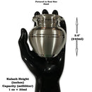 999 Pure Silver Hallmarked Puja Kalash - Style