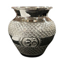 925 Sterling Silver Hallmarked 5.0-inch Puja OM / Swastika BIG Kalash - Style