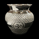 925 Sterling Silver Hallmarked 5.0-inch Puja OM / Swastika BIG Kalash - Style