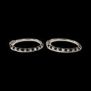 925 Sterling Silver New Born / Toddler Kids Black Beads Kada - Style