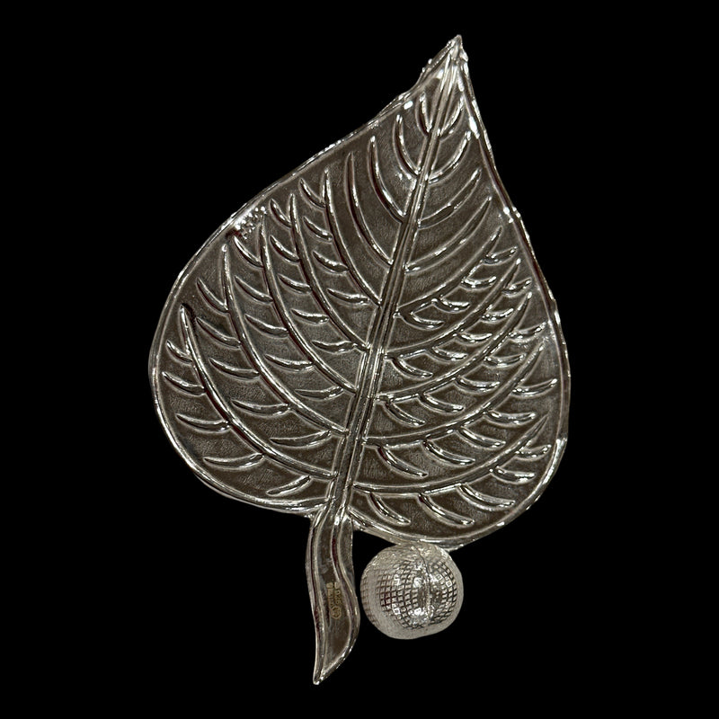 925 Sterling Silver Hallmarked Betel Leaf & Nut (Paan Supari / Thambool) Set