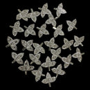 750 Silver Religious Small 1.0 inch Bel Patra / Bilva Leaves Set (Pack of 108 Leaves)