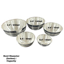 999 Pure Silver Hallmarked 150ml Glass, 100ml Bowl & Spoon Set for Kids - 3.0-inch Set