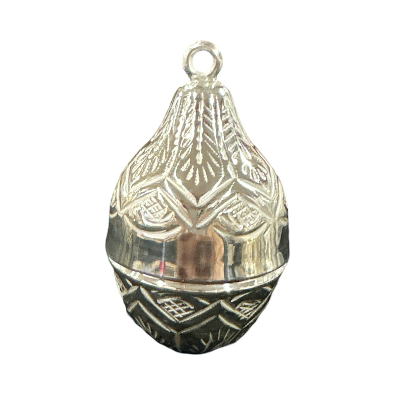 925 Sterling Silver Hallmarked Coconut / Thengai Shell