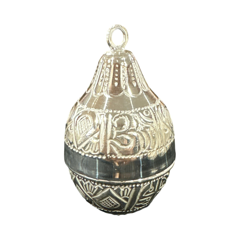 925 Sterling Silver Hallmarked Coconut / Thengai Shell