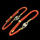 925 Sterling Silver Designer Bhaiya & Bhabhi Rakhi Set