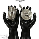 999 Pure Silver Hallmarked 150ml Glass, 120ml Bowl & Spoon Set for Kids - Designer Set