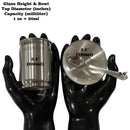 999 Pure Silver Hallmarked 250ml Glass, 180ml Bowl & Spoon for Kids - Designer Set