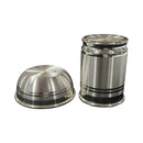 999 Pure Silver Hallmarked 150ml Glass & 120ml Bowl Set - Designer Set