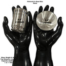 999 Pure Silver Hallmarked 150ml Glass & 120ml Bowl Set - Designer Set