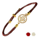 999 Pure Silver Designer Rakhi