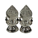 925 Sterling Silver Hallmarked 5ml Capacity Small Kamakshi Deepak (Diya) Pair