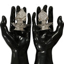 925 Sterling Silver Hallmarked Lotus Kamakshi Deepak (Diya)