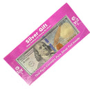 999 Pure Silver $100 Bill Replica Gift Note – Pack of 5 (Diwali Special)