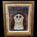 999 Pure Silver Balaji Mural – 11-inch Tall Frame