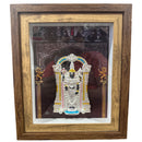 999 Pure Silver Balaji Mural – 11-inch Tall Frame