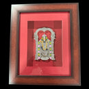 999 Pure Silver Balaji Mural – 11-inch Tall Frame