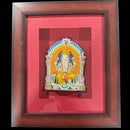 999 Pure Silver Lord Ganesha Mural – 11-inch Tall Frame