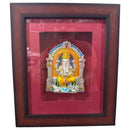 999 Pure Silver Lord Ganesha Mural – 11-inch Tall Frame