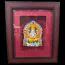 999 Pure Silver Lord Ganesha Mural – 11-inch Tall Frame