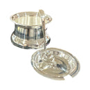 999 Pure Silver Hallmarked Oil / Ghee Pot Set