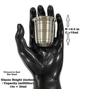 999 Pure Silver Hallmarked Glass - Style