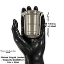 999 Pure Silver Hallmarked Glass - Style