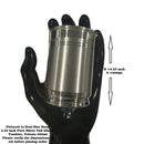 999 Pure Silver Hallmarked Designer Glass - Style