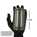 999 Pure Silver Hallmarked Designer Glass - Style