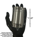 999 Pure Silver Hallmarked Designer Glass - Style