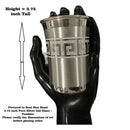 999 Pure Silver Hallmarked Designer Glass - Style