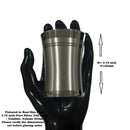 999 Pure Silver Hallmarked Designer Glass - Style