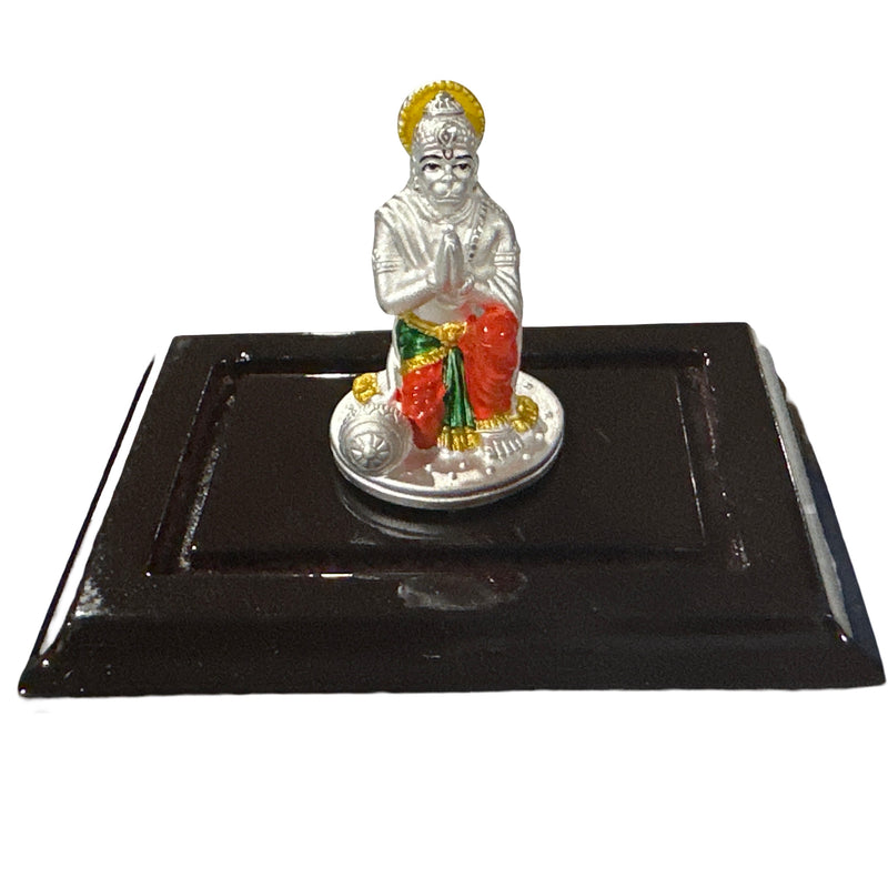 999 Pure Silver Lord Hanuman 2.0-inch Tall Idol / Statue / Murthi (Figurine