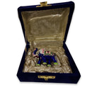 925 Sterling Silver handcrafted 2.5-inch long Meena Elephant