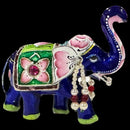 925 Sterling Silver handcrafted 2.5-inch long Meena Elephant