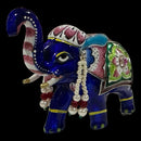 925 Sterling Silver handcrafted 4.0-inch long Meena Elephant