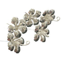 750 Silver Religious Hibiscus Flower Set (Pack of 5 Flowers)