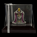 999 Pure Silver Tirupathi Balaji idol - 3.0-inch Tall Statue / Murthi (Figurine