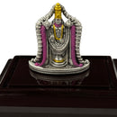 999 Pure Silver Tirupathi Balaji idol - 3.0-inch Tall Statue / Murthi (Figurine
