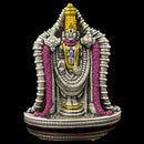 999 Pure Silver Tirupathi Balaji idol - 3.0-inch Tall Statue / Murthi (Figurine