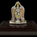 999 Pure Silver Tirupathi Balaji idol - 2.5-inch Tall Statue / Murthi (Figurine
