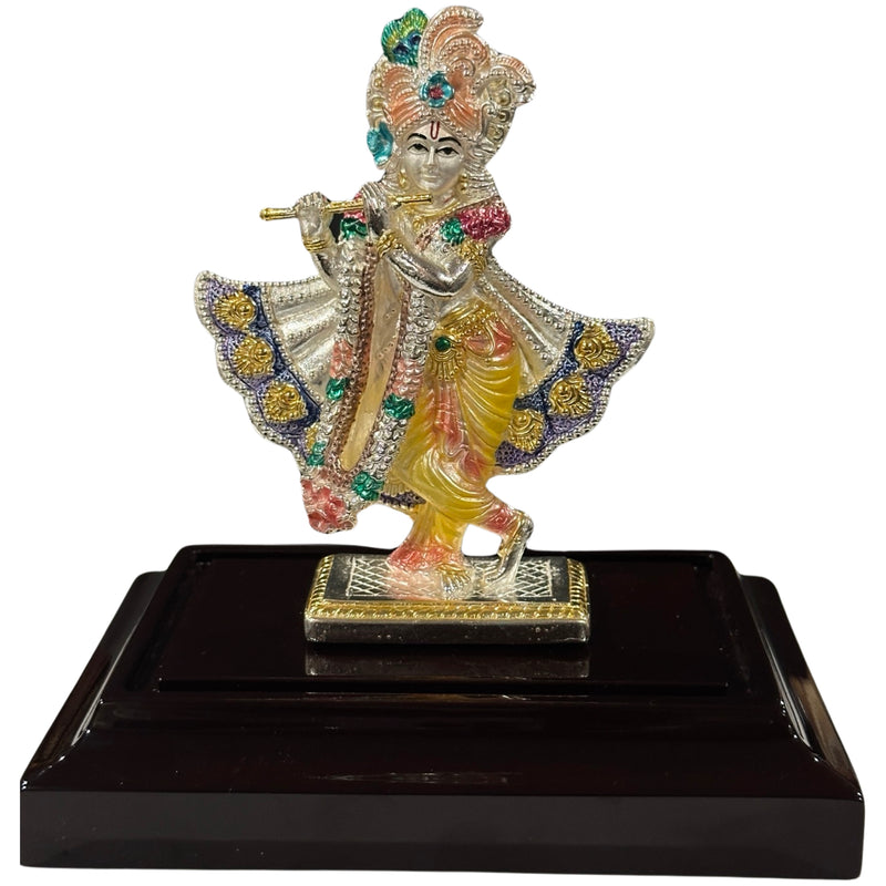 999 Pure Silver Krishna Idol / Statue / Murti (Figurine